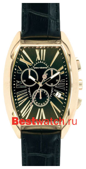 Часы Paco Rabanne Gent Leather Round PRH651_1AA